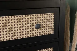 D-C-Fix Film adhésif décoratif Dekore Woven Cane PVC avec adhésif Cannage structuré mat et satiné beige, anthracite L. 200 x l. 45 cm* Sticker Et Adhésif Décoratif