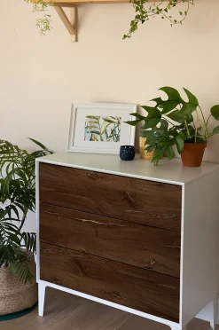 D-C-Fix Film adhésif décoratif Hölzer Flagstaff Oak PVC avec adhésif bois structuré mat et satiné marron L. 200 x l. 67,5 cm