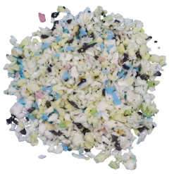 Vivezen Flocons de mousse polyuréthane de rembourrage recyclée - 1000 L -* Coussin