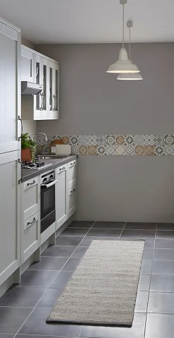 GoodHome Frise adhésive Borago multicolore