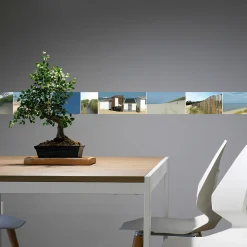 Clearance Plage Frise adhésive Dunes, Mouettes et Cabines de en Bois, 10 cm x 300 cm, Décoration Bord de Mer, 10 cm x 300 cm