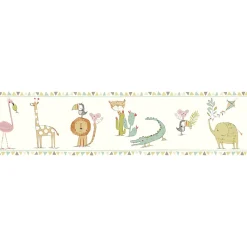 GoodHome Frise adhésive Fraseri multicolore* Frise Murale
