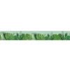Clearance Plage Frise décorative adhésive, amazonia, motif feuilles tropicals vertes, 5 cm X 300 cm