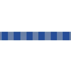 Plage Frise décorative adhésive, rayures verticales larges, bleu, motif géométrique, 5 cm X 300 cm* Frise Murale