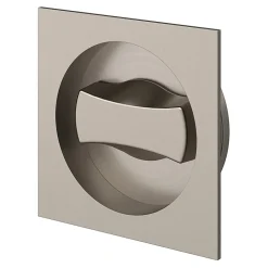 Hot GoodHome Galandage Carré à visser à condamnation Irvil effet nickel satin gris Ø55.5mm