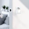 Clearance GoodHome Galandage Carré à visser Irvil mat blanc Ø55.5mm