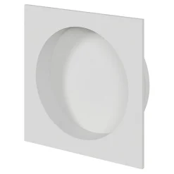 Clearance GoodHome Galandage Carré à visser Irvil mat blanc Ø55.5mm
