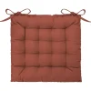 Atmosphera Créateur D'Intérieur Galette de chaise en coton terracotta 38x38 cm - Atmosphera* Galette De Chaise