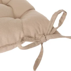 Atmosphera Créateur D'Intérieur Galette de chaise en coton lin 38x38 cm - Atmosphera* Galette De Chaise