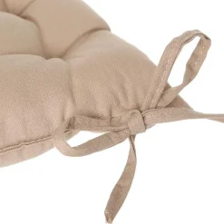 Atmosphera Créateur D'Intérieur Galette de chaise en coton lin 38x38 cm - Atmosphera* Galette De Chaise