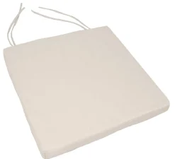 Best Home Maison Galette de chaise extérieur imperméable et déhoussable MINORQUE (40x40 cm - Ecru)
