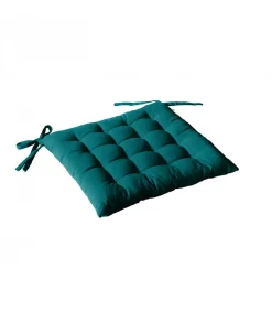 Clearance Enjoy Home Galette de chaise piquée 40x40cm - 40x40cm - Vert emeraude