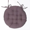 Atmosphera Créateur D'Intérieur Galette de chaise ronde en coton taupe D38 cm - Atmosphera* Galette De Chaise