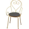 Tendances et Créations Galette de chaise ronde Peps anthracite ø38 cm, ép.30 mm* Galette De Chaise