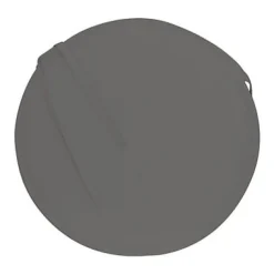 Tendances et Créations Galette de chaise ronde Peps anthracite ø38 cm, ép.30 mm* Galette De Chaise