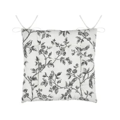Outlet Lovely Casa Galette de chaise style campagne chic (38x38 cm - Ecru)