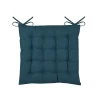 Lovely Casa Galette de chaise unie et classique (38x38 cm - Vert emeraude)* Galette De Chaise