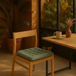 Sale Ornami Galette de chaise vert 40x40cm