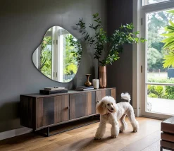 Best Tulup Grand Miroir Irrégulier 77x77 cm Forme Tache