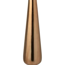Clearance J-Line Grand vase de sol en aluminium doré 17x17x60 cm