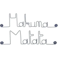 Best Bijoux De Mur Hakuna Matata - Sculpture fil de fer 30-40 cm -