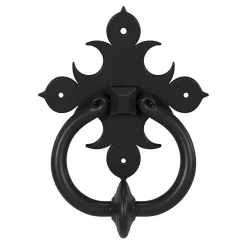 Discount GoodHome Heurtoir de porte extérieur Kilhog noir H.170 mm x l.140 mm
