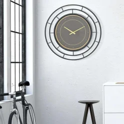 Mauro Ferretti Horloge en métal Fashion dark 70x5.5 cm* Horloge