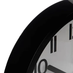 Atmosphera Créateur D'Intérieur Horloge en plastique - D22 cm - Noir- Atmosphera* Horloge
