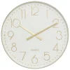 Atmosphera Créateur D'Intérieur Horloge Laure lin D50,8cm - Atmosphera