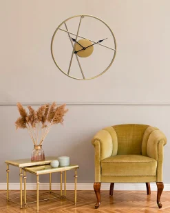 Sale Dada Art Horloge murale dorée ronde⌀60 cm