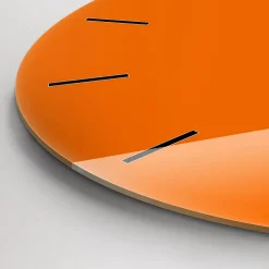 Hot Wallfluent Horloge murale fi30 cm Aiguilles noires Orange 1 pcs
