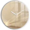 Wallfluent Horloge murale fi60 cm Aiguilles blanches Lumière abstraite 1 pcs* Horloge