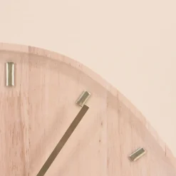 Clearance Ornami Horloge organique en bois 35x30cm