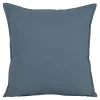 Clearance GoodHome Housse de coussin 100% coton Hiva bleu l.60 x H.60cm