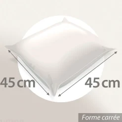 Best Linnea Housse de coussin coton fil teint 45x45 cm HONO DÉCO vert kaki