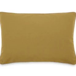 Hot Linnea Housse de coussin coton fil teint 55x80 cm HONO DÉCO marron houblon