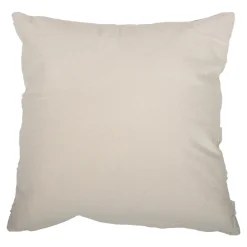 Clearance GoodHome Housse de coussin coton tufté Mulyo imprimé bohème blanc cassé l.45 x H.45cm