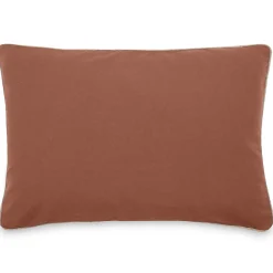 Clearance Linnea Housse de coussin coton 40x60 cm HONO DÉCO marron terre cuite