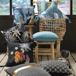 Douceur D'Intérieur Housse de coussin déco Kansas -* Housse De Coussin|Housse De Coussin
