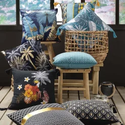 Douceur D'Intérieur Housse de coussin déco Kansas -* Housse De Coussin|Housse De Coussin