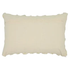 Clearance GoodHome Housse de coussin en coton tufté Teply beige et doré l.50 x H.30cm
