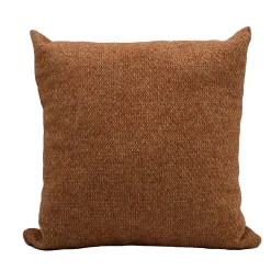Toison d'Or Housse de coussin en laine avec micro-motif losange (45x45 cm - Marron Brun)* Coussin Pour Canapé