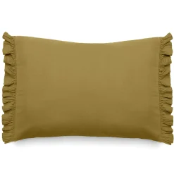 Sale Linnea Housse de coussin en mousseline de coton 40x60 cm cm + 5 cm ELZA jaune jasmin