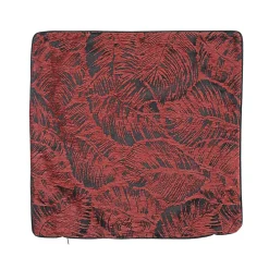 Linder Housse de coussin esprit jungle tropicale (40x40 cm - Orange)