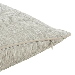 Clearance GoodHome Housse de coussin Jind beige l.45 x H.45cm