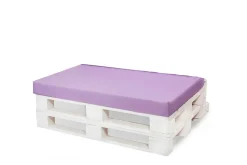 Setgarden Housse de coussin pour palette de dimensions 120x80x10cm housse de coussin protection avec fermeture éclair taie d'oreiller purple* Coussin Palette