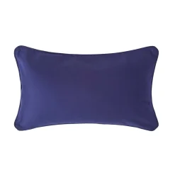 Homescapes Housse de coussin uni bleu marine, 30 x 50 cm -* Housse De Coussin|Housse De Coussin