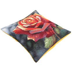 Sale Linnea Housse de coussin 45x45 cm ADRANO Rose chatoyante polycoton acrylique