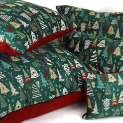 Linnea Housse de coussin 45x45 cm CELEBRATION Vert Epicea* Housse De Coussin|Housse De Coussin