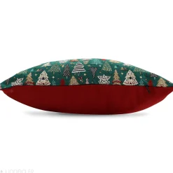 Linnea Housse de coussin 40x40 cm CELEBRATION Vert Epicea* Housse De Coussin|Housse De Coussin
